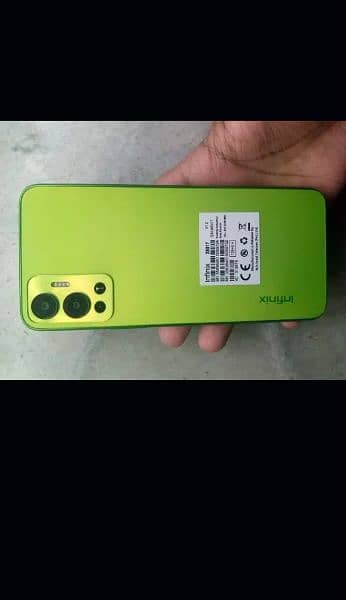 Infinix hot 12 green color box charching available condition 10/10 2