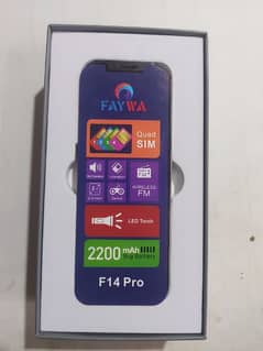 Faywa F14 Pro 4 Sims pta approved 2.4 inch display