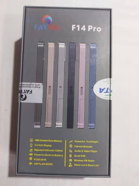 Faywa F14 Pro 4 Sims pta approved 2.4 inch display 1