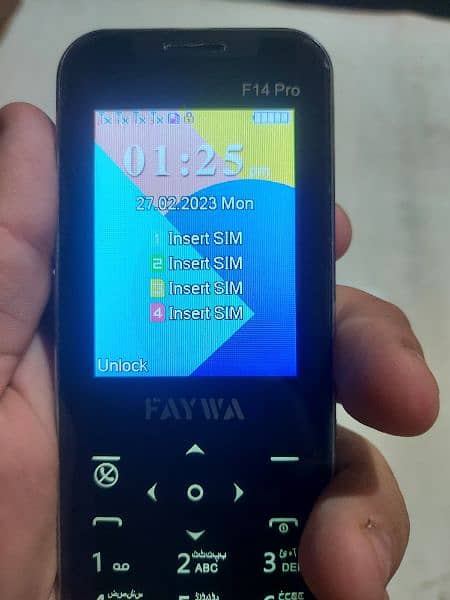 Faywa F14 Pro 4 Sims pta approved 2.4 inch display 2