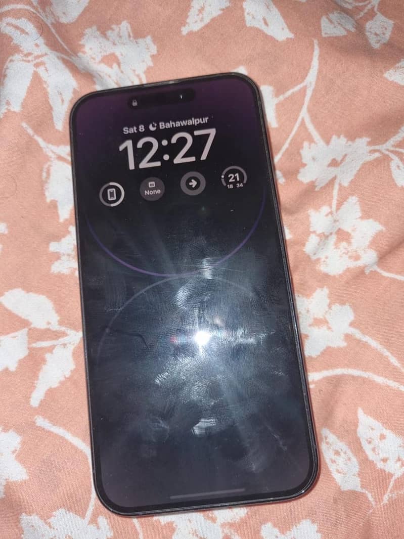 Iphone 14 pro max non pta 256gb LLA deep purple colour 0