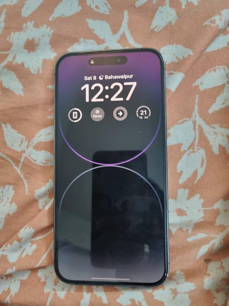 Iphone 14 pro max non pta 256gb LLA deep purple colour 1