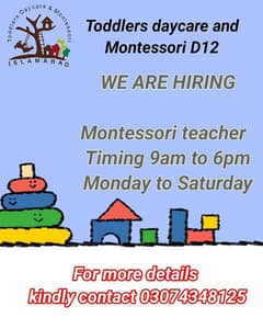 Montessori teacher