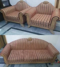 Deqo Wooden Sofa Set 0