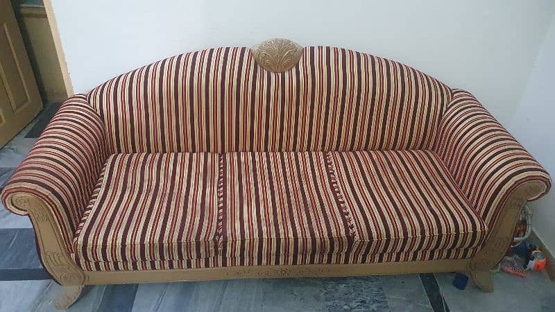 Deqo Wooden Sofa Set 3