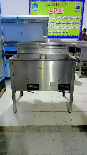 Imported Rennai deep fryer double tank latest technology 24+24 litres 0