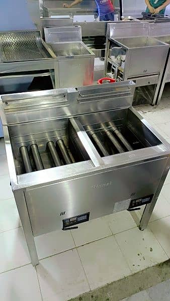 Imported Rennai deep fryer double tank latest technology 24+24 litres 1