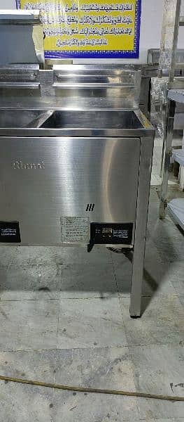 Imported Rennai deep fryer double tank latest technology 24+24 litres 5