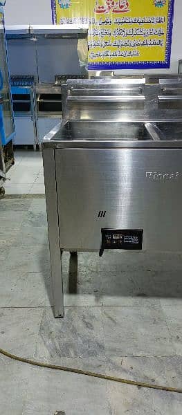 Imported Rennai deep fryer double tank latest technology 24+24 litres 6