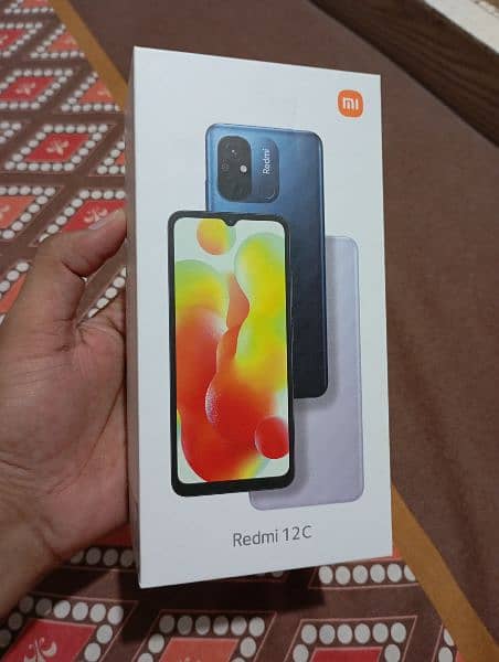 Redmi 12c 4/128 10/10 condition like box packed 1