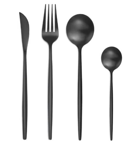 Bestdin Silverware Set for 5, 30-Piece Spoons,  Knives and Forks 2