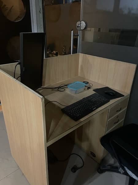 3 Office Table, Cabin, workstation, call center table, reception table 1