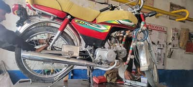 Honda CD 70 2023 Applied for, like new condition