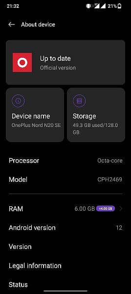 oneplus Nord n20 se 4