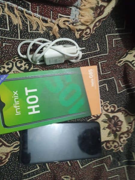 Infinix Hot 10S 6/128 6000mah Bettery with box and charger 1