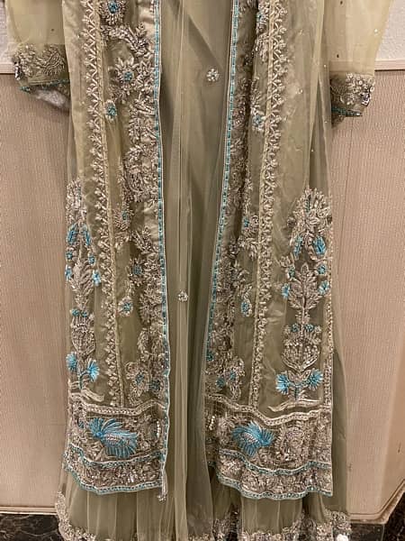 long 4 sided open trendy maxi in great condition 2