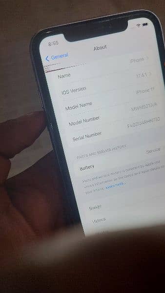 iphone 11 128gb pta approved dual sim bettry servise 10