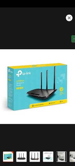 TP-LINK - TL-WR940N | 450Mbps Wireless N Router - Black - 3 Antennas