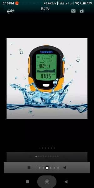 Altimeter. 8 in 1 Electronic Digital Multifunction LCD Compass 7