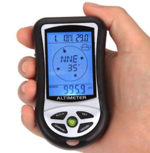 Altimeter. 8 in 1 Electronic Digital Multifunction LCD Compass 9
