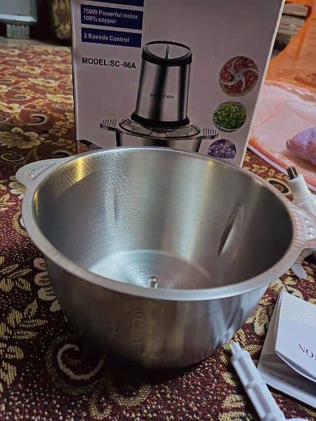 new 3 liter meat grinder chopper,( قیمہ مشین)(keema machine) 1