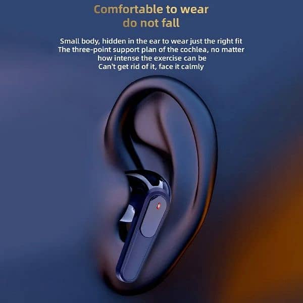 TWS Pro60 Wireless Bluetooth Headset with Mic Earbuds Noise Cancelling 5
