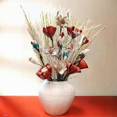 Artificial Flower Vase | Beautiful Flower Arrargement | Flowers 0