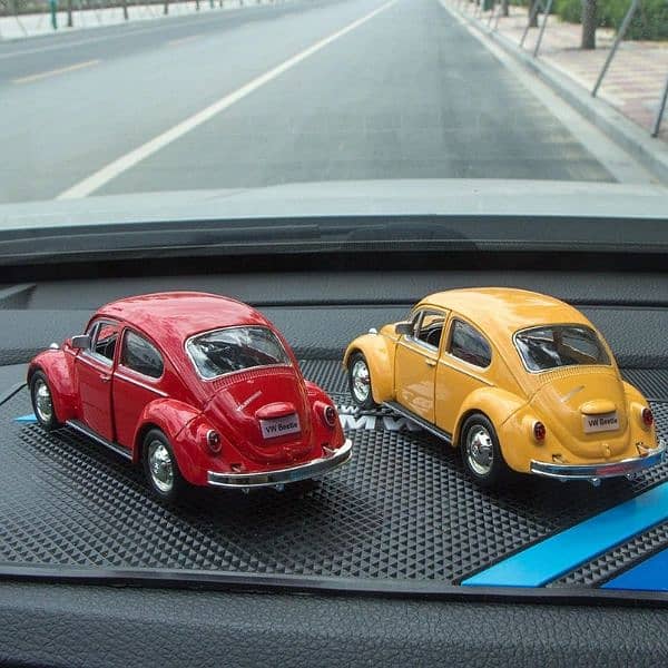Volkswagen (Red Color) Beetle Diecast Stuffed Toy Gifts Model 19 1