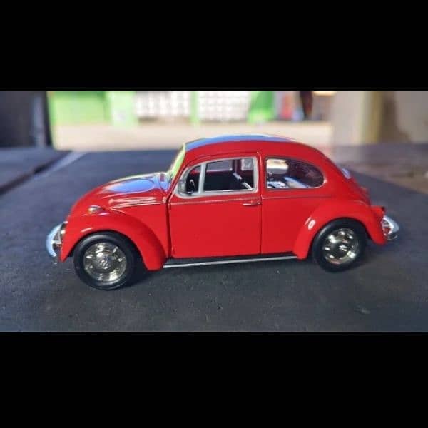 Volkswagen (Red Color) Beetle Diecast Stuffed Toy Gifts Model 19 2
