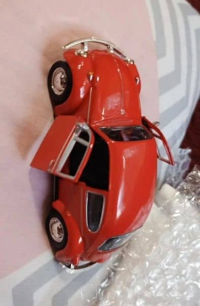 Volkswagen (Red Color) Beetle Diecast Stuffed Toy Gifts Model 19 6