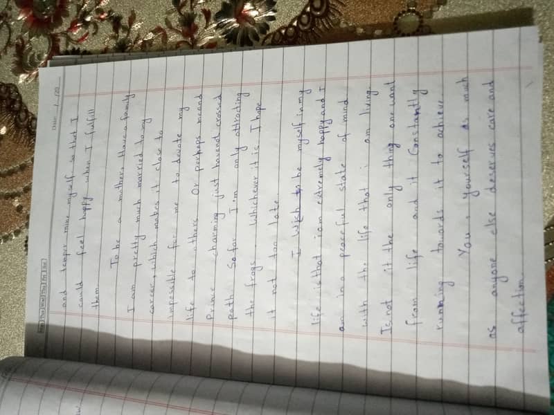 Hand writing assignment 8