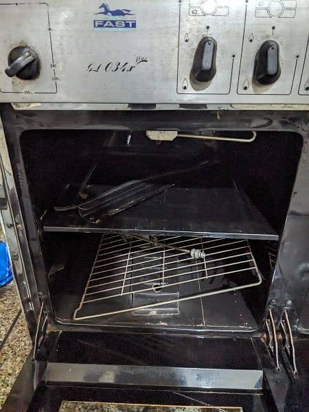 Oven with Gas 5 flames 2