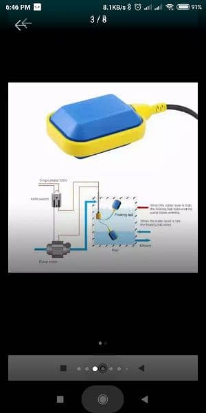 Automatic Liquid Water Tank Float Switch Fluid Level Controller 2
