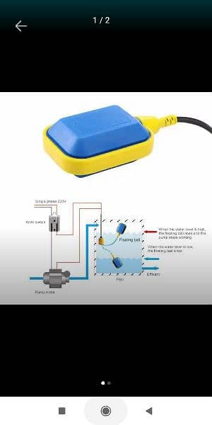 Automatic Liquid Water Tank Float Switch Fluid Level Controller 4