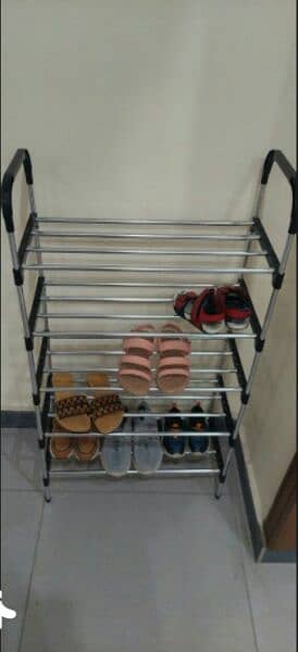 Pure Stainless Steel Pipes Shoes Organizer 1