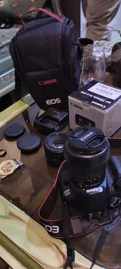 Canon 4000 D and 2 Lenses