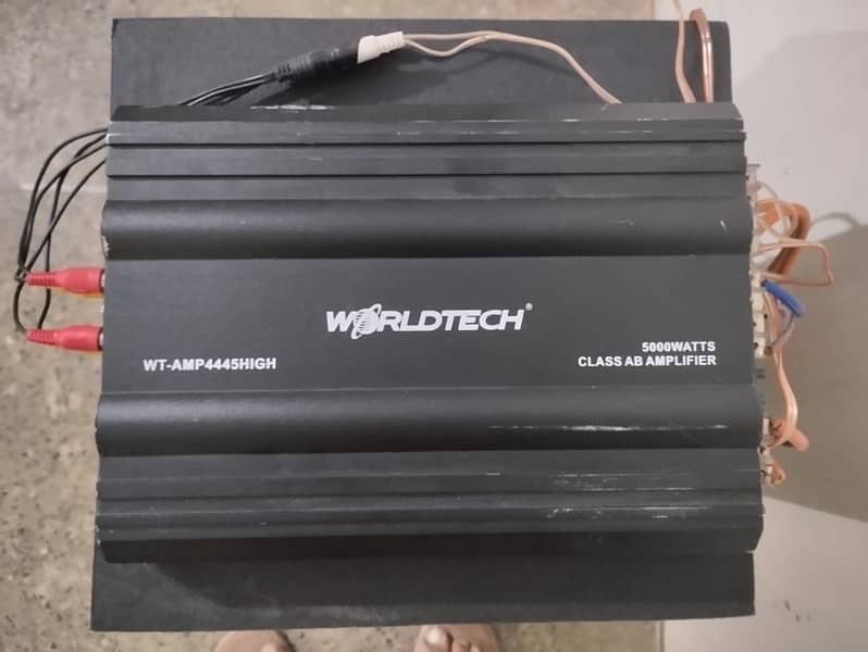 Worldtech Amplifier plus speaker 3