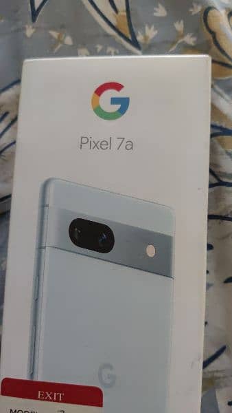 Google pixel 7 A complete box pta approved 2