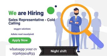 job for call center representative cold calling