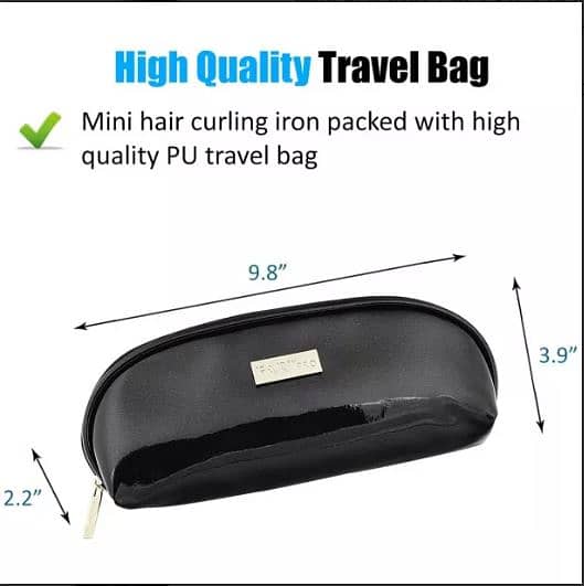 Hair Curling Iron and Mini Flat Iron 2 in 1 Kit A958 1