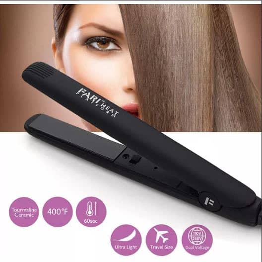 Hair Curling Iron and Mini Flat Iron 2 in 1 Kit A958 3