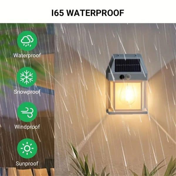 Solar Outdoor Light Waterproof Intelligent Induction Wall Lamp 2
