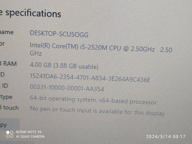 Dell E6420 i5 2nd ssd 250 4 gb ram only 17000 6