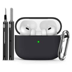 AirPods Pro Case Cover with Cleaner Kit,Soft Silicone Protective Case