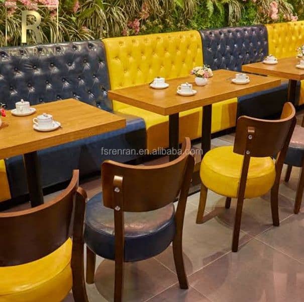 High Back Fast Food Sofa Restaurant Hotel Banquet Cafe FineDining Marq 7
