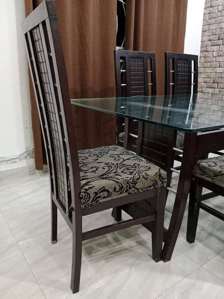 heavy wooden dining table 2
