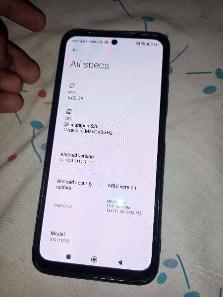 Redmi Note 11 6|128 With Box and Charger 2