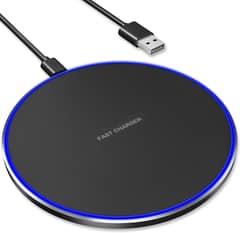 Fast Wireless Charger, 10W Max Wireless Charging Pad for iPhone A192 0