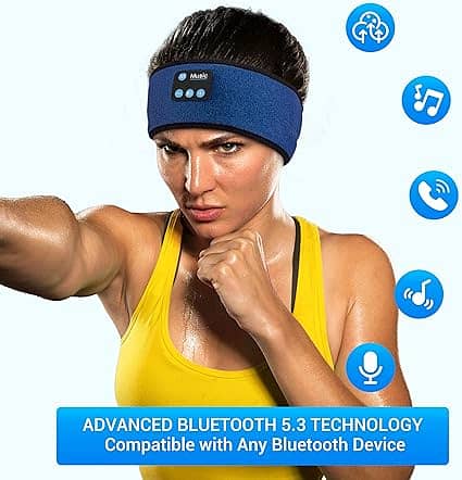 Bluetooth Headband,Headband Headphones Wireless Sleep Headphones A1115 2