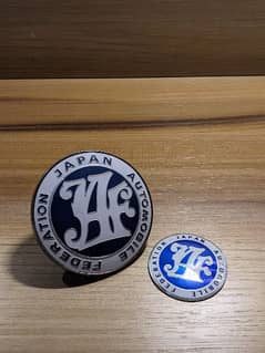 Japan automobile federation JAF badge and sticker